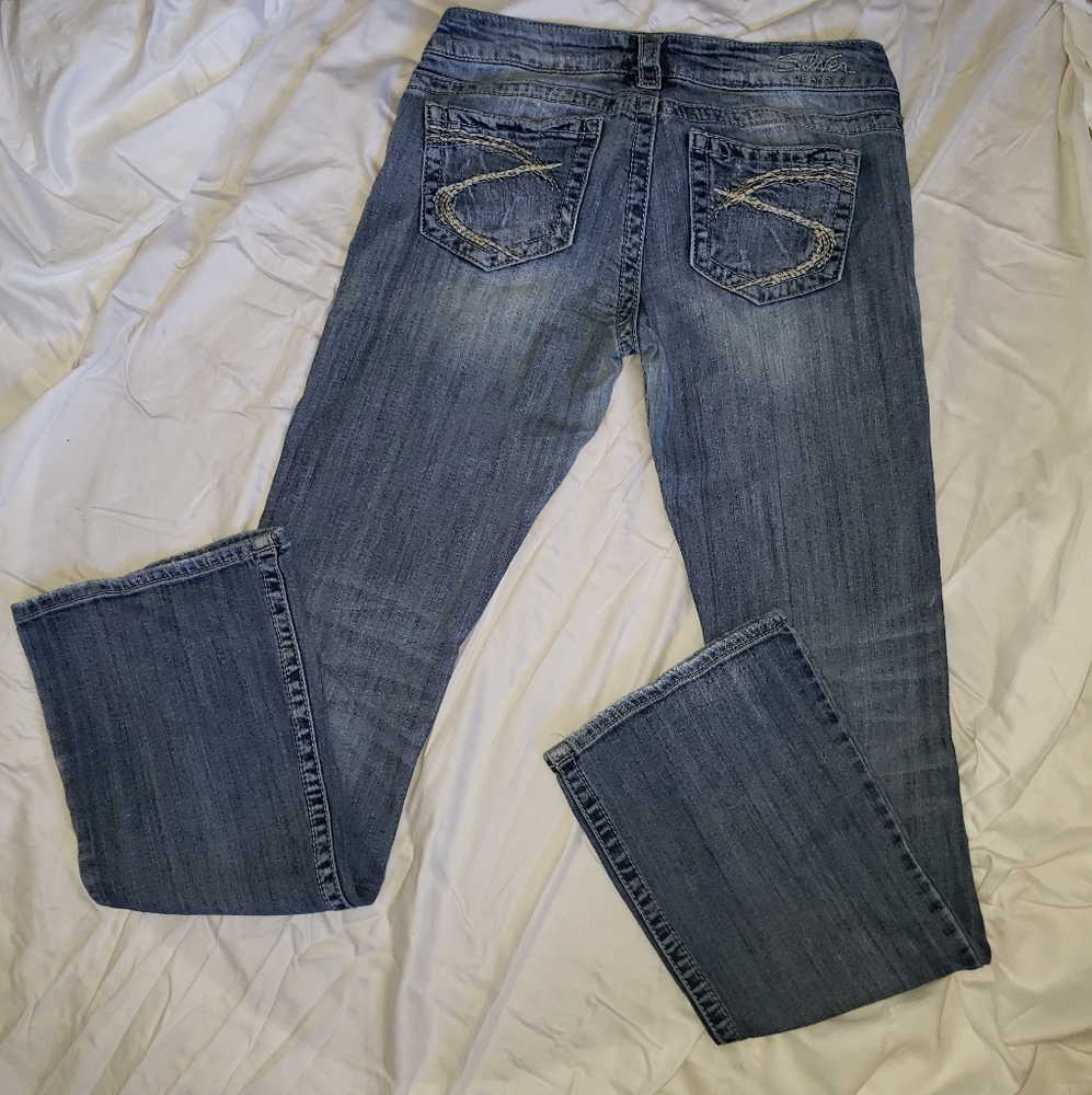 Silver Bootcut jeans